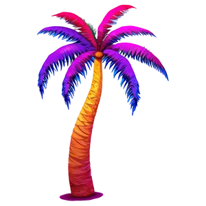 Colorful Palm Trees PNG 29 PNG