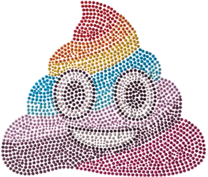 Colorful Party Hat Mosaic PNG image