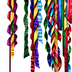 Colorful Party Streamers Png 28 PNG image