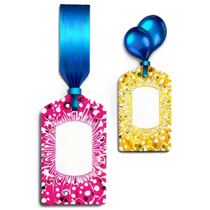 Colorful Party Tag Png Xtw PNG image