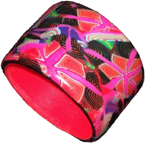 Colorful Patterned Bangle PNG image