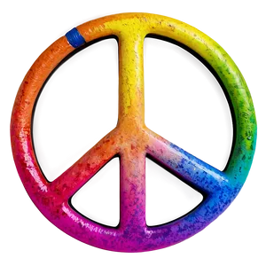 Colorful Peace Sign Png 05252024 PNG image