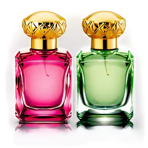 Colorful Perfume Bottle Set Png 06212024 PNG image