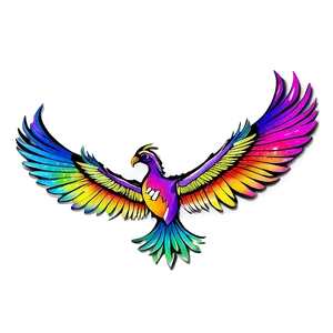 Colorful Phoenix Tattoo Png 71 PNG image