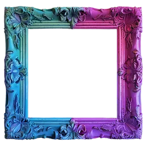 Colorful Picture Frame Png 96 PNG image