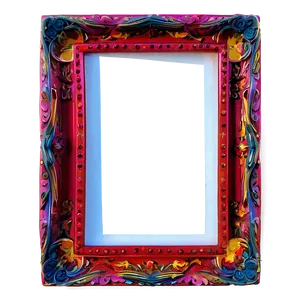 Colorful Picture Frame Png Kgw PNG image