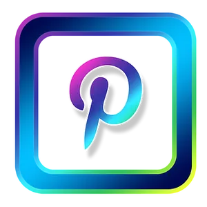 Colorful Pinterest Logo Icon