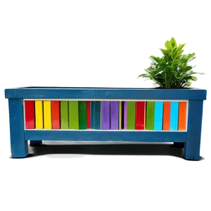 Colorful Planter Box PNG 06282024