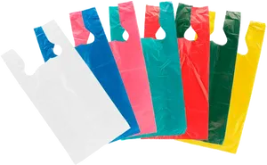 Colorful Plastic Shopping Bags