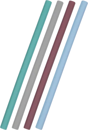 Colorful Plastic Straws PNG image