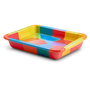 Colorful Plastic Tray PNG 78