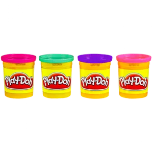 Colorful Play Doh Containers PNG image
