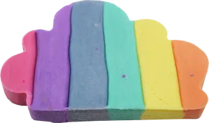 Colorful Play Dough Stacked PNG image