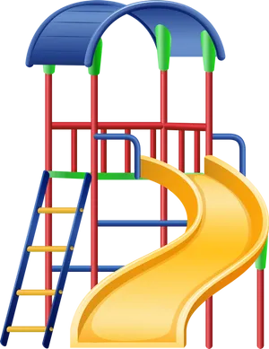 Colorful Playground Slide