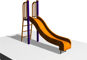 Colorful Playground Slide3 D Rendering PNG image