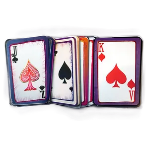 Colorful Playing Card Collection Png 05252024 PNG image
