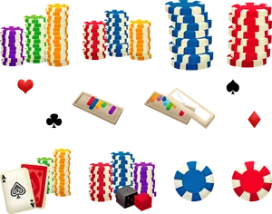 Colorful Poker Chipsand Accessories