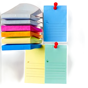 Colorful Post It Notes Png Fob53 PNG image