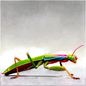 Colorful Praying Mantis PNG 06122024