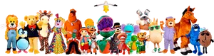 Colorful_ Puppet_ Collection PNG image