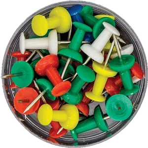 Colorful Push Pins Collection
