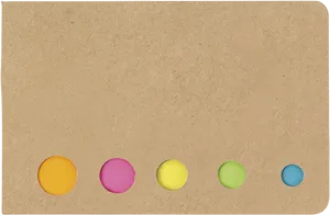Colorful Pushpinson Note Paper Background