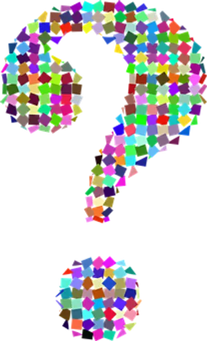 Colorful Question Mark Art