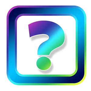 Colorful Question Mark Icon