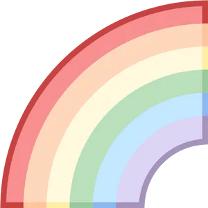 Colorful Rainbow Arc Graphic PNG image