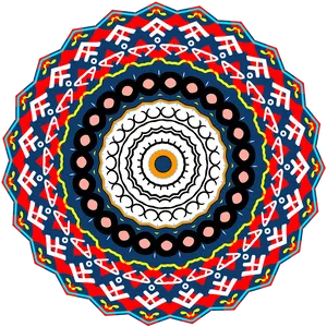 Colorful_ Rakhi_ Design_ Pattern PNG image