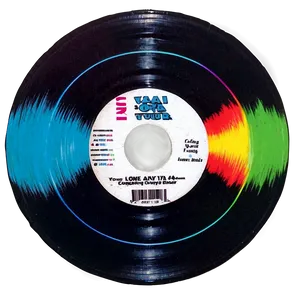 Colorful Record Label Png 05242024 PNG image