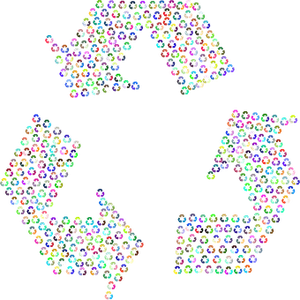 Colorful Recycle Symbols Arrows