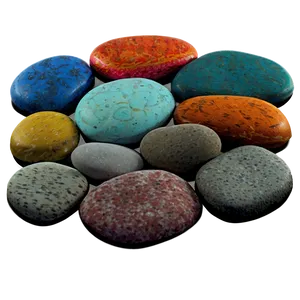 Colorful Rocks Png Jwm PNG image