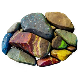 Colorful Rocks Png Oyv PNG image