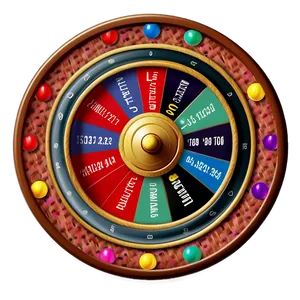 Colorful Roulette Wheel Pattern Png 06212024 PNG image