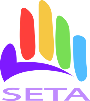 Colorful_ S E T A_ Logo PNG image