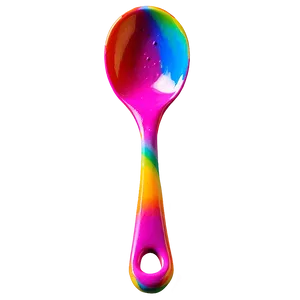 Colorful Salad Spoon Png 05252024 PNG image