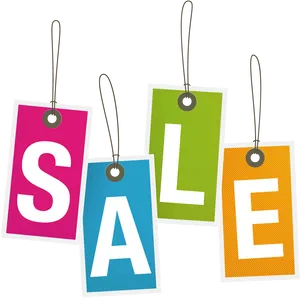 Colorful Sale Tags Vector