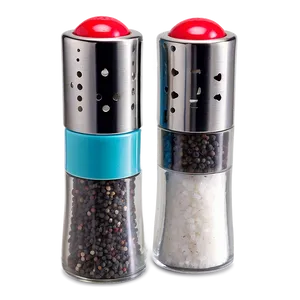 Colorful Salt And Pepper Grinders Png Qup PNG image