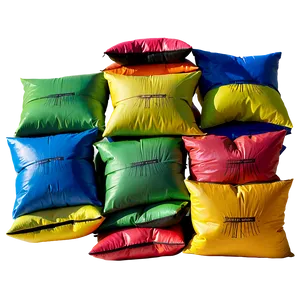 Colorful Sandbags For Events PNG Vcw PNG