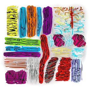 Colorful Scribble Patterns Png Yvj PNG image