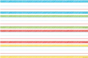 Colorful Scribbled Lines Texture PNG image