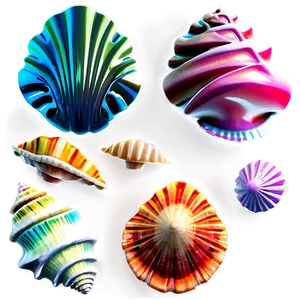 Colorful Sea Shells Png Tet74 PNG image