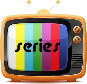 Colorful Series T V Icon PNG image