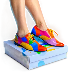 Colorful Shoe Box Designs PNG Cmx PNG