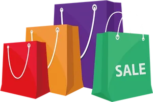 Colorful Shopping Bags Sale
