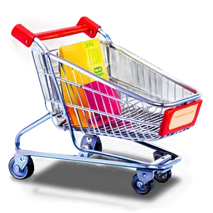 Colorful Shopping Cart Png Xha PNG image