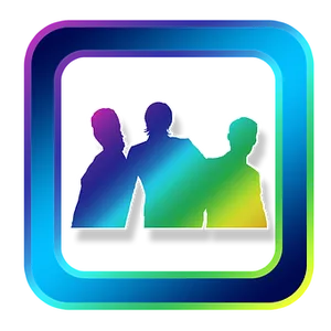 Colorful Silhouette Profile Icon