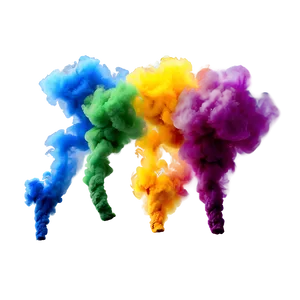 Colorful Smoke A PNG
