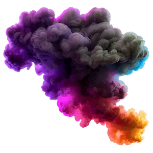 Colorful Smoke Cloud Texture Png Wnv PNG image